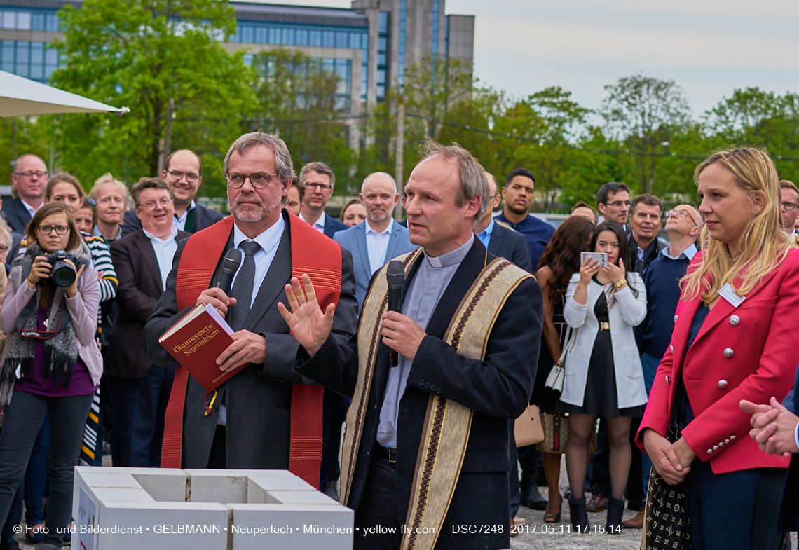11. Mai 2017 - Grundsteinlegung für die LOGE und dem Kulturquadrat in Neuperlach